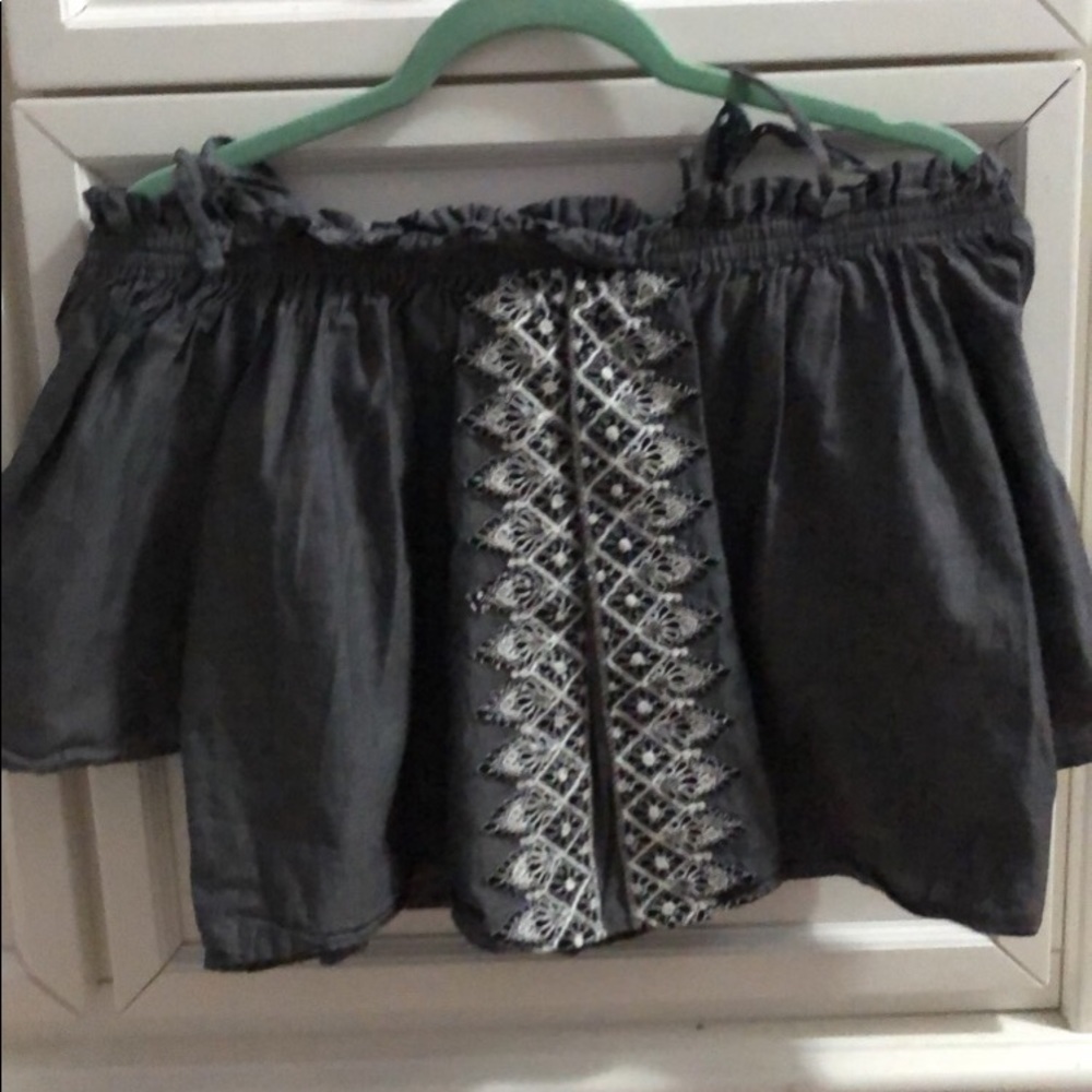 Off the shoulder blouse